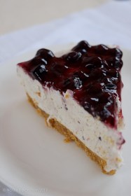 The Brilliant No-bake blueberry cheesecake on notjustspice.com