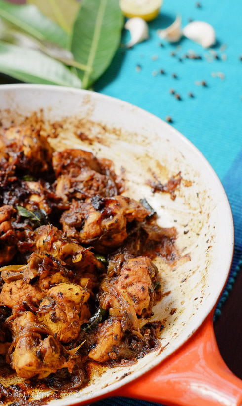 Chicken Pepper Fry | Pepper Chicken on notjustspice.com