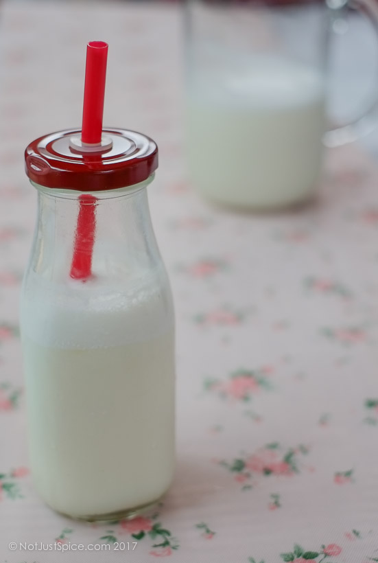 Coconut Lime Lassi on notjustspice.com
