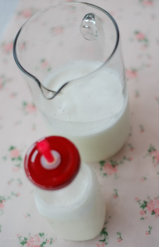 Coconut Lime Lassi on notjustspice.com