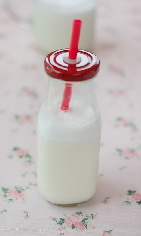 Coconut Lime Lassi on notjustspice.com