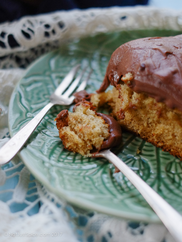 Cordon Rose Banana Cake on notjustspice.com