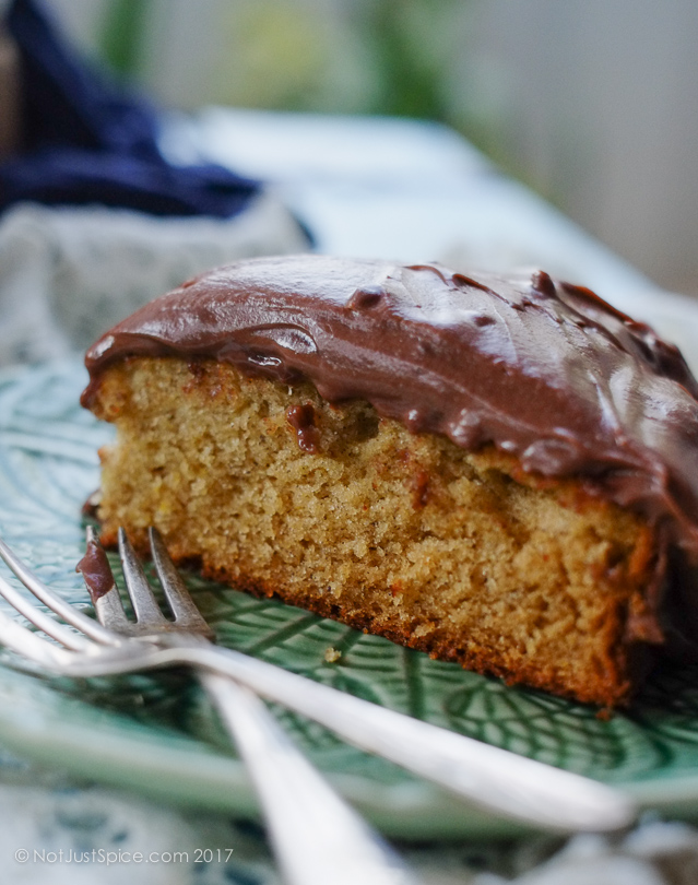 Cordon Rose Banana Cake on notjustspice.com