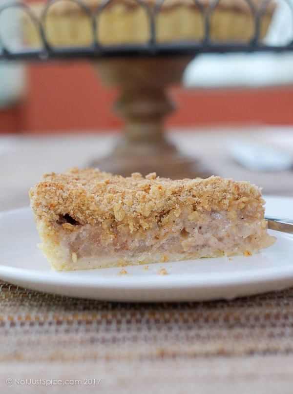 Dutch Asian Pear Pie on notjustspice.com