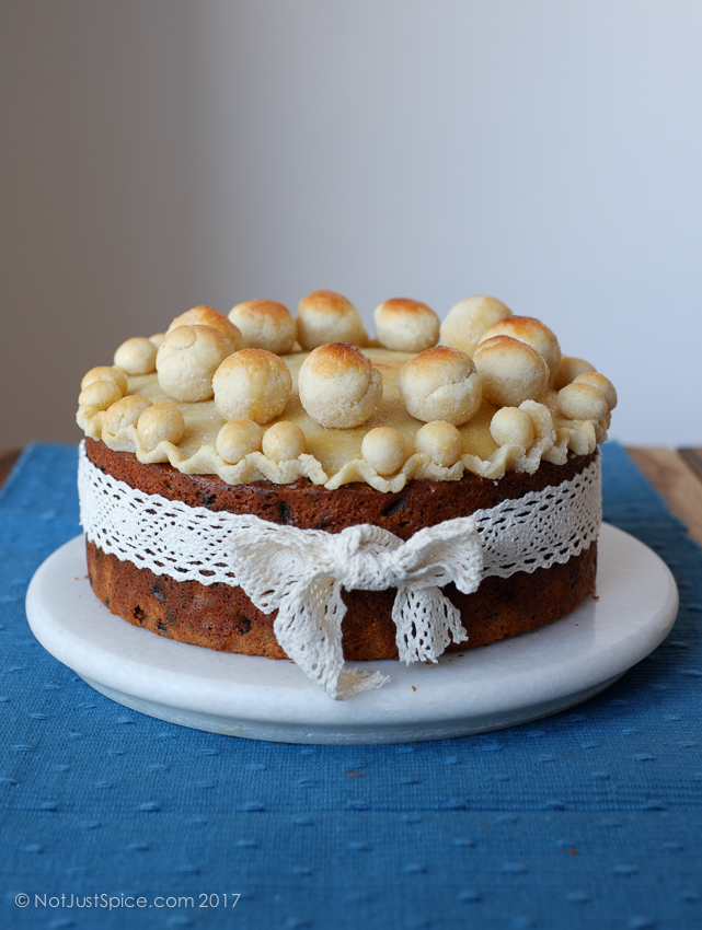 Easy Simnel Cake for Easter on notjustspice.com