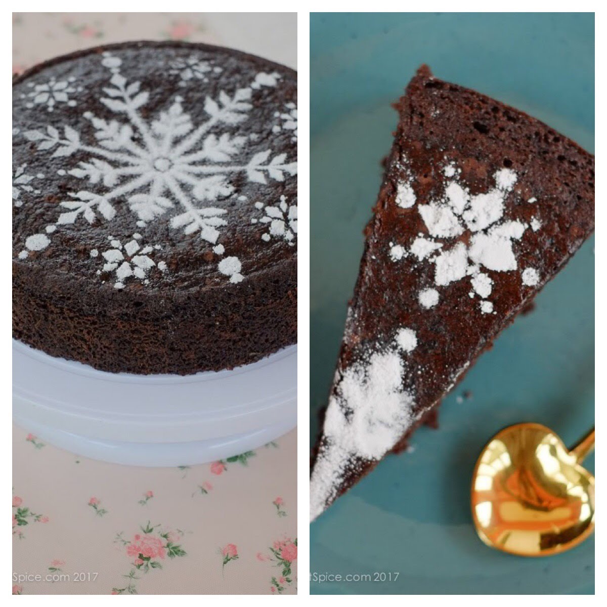 Epic Vegan Chocolate Cake on notjustspice.com