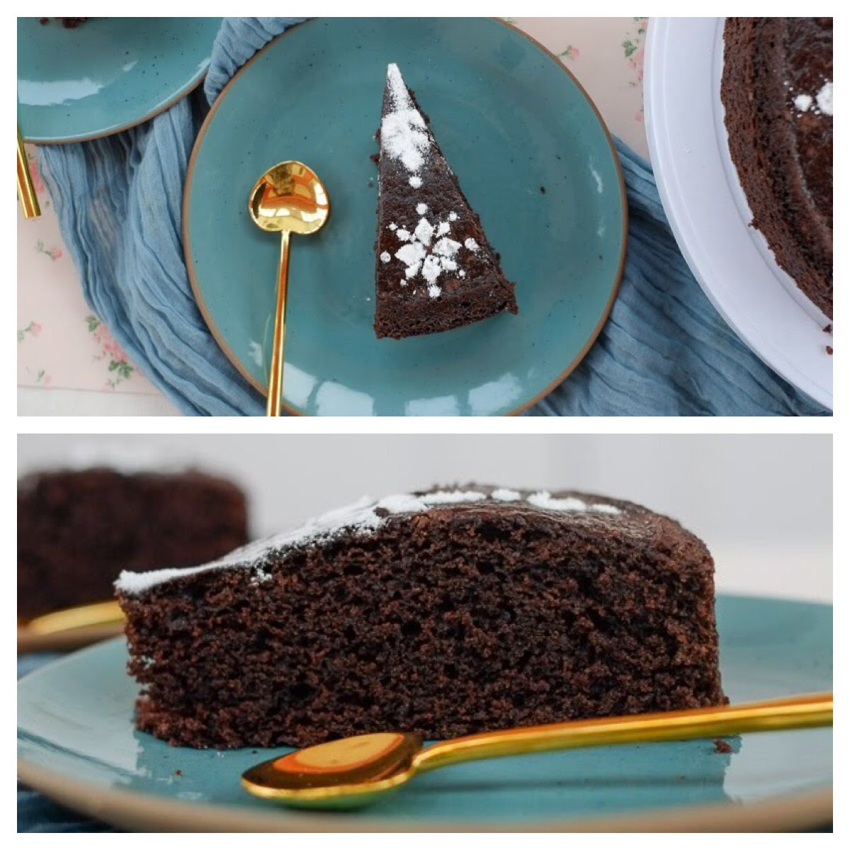 Epic Vegan Chocolate Cake on notjustspice.com