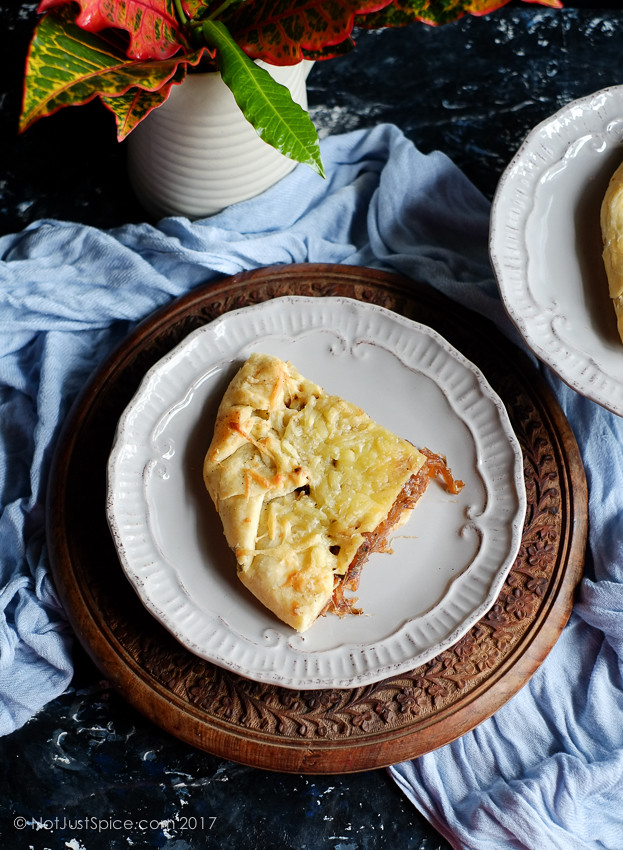 French Onion Tart on notjustspice.com