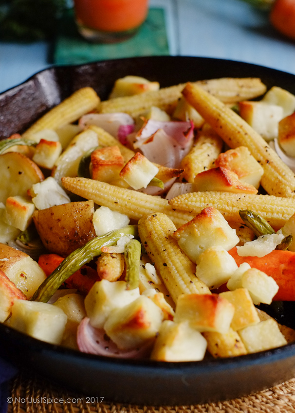 Ghee Roasted Vegetables | 30-Minute Vegetarian Meal
