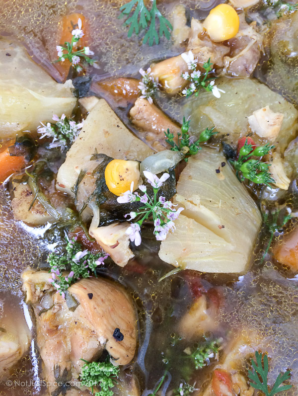 Immunity Boosting Chicken Soup | Cold and Flu-Fighter Chicken Soup Indian Style on notjustspice.com