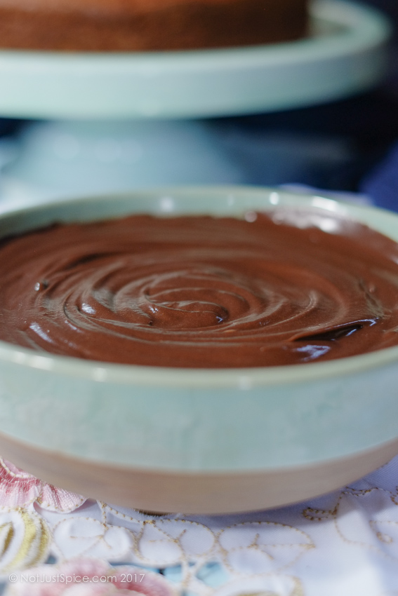 Indulgent Sour Cream Ganache | Sour Cream Ganache Recipe on notjustspice.com