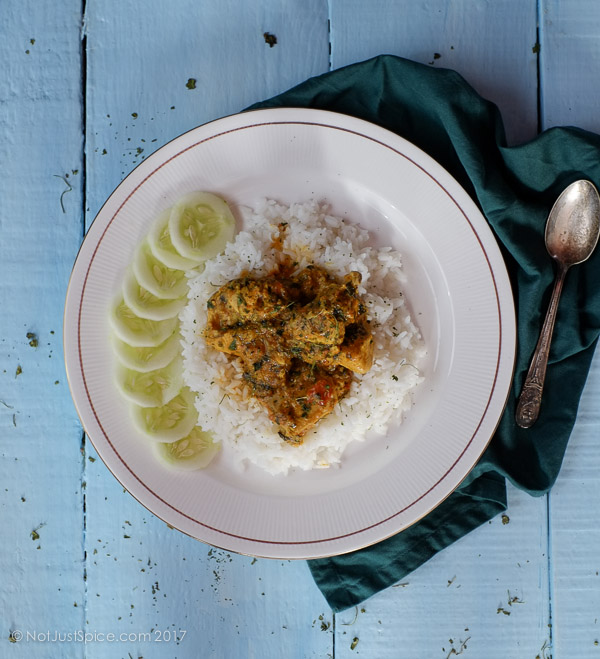 Methi Chicken | Chicken with Dried Fenugreek Leaves