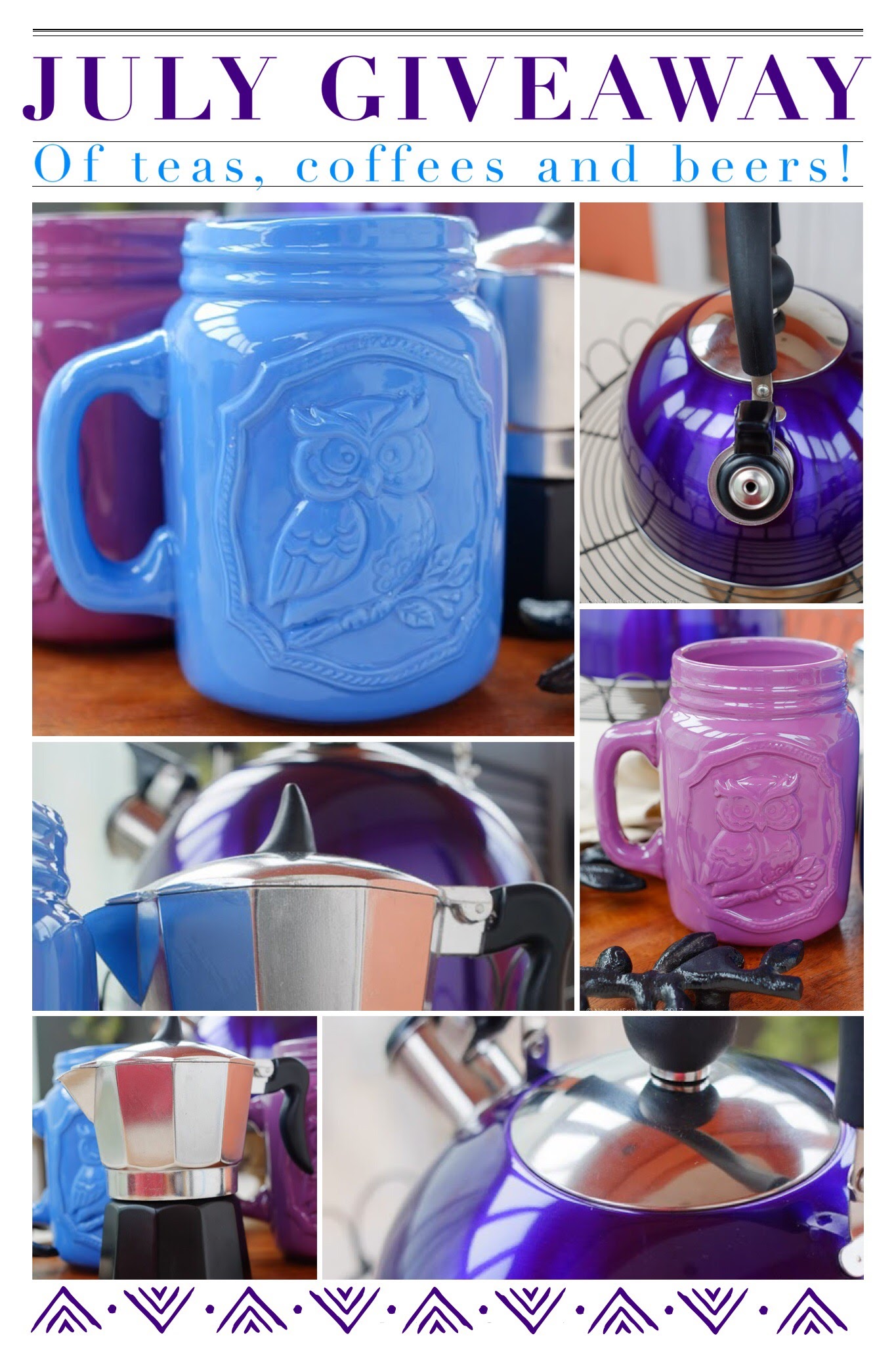 Monthly Giveaway July 2017 at notjustspice.com