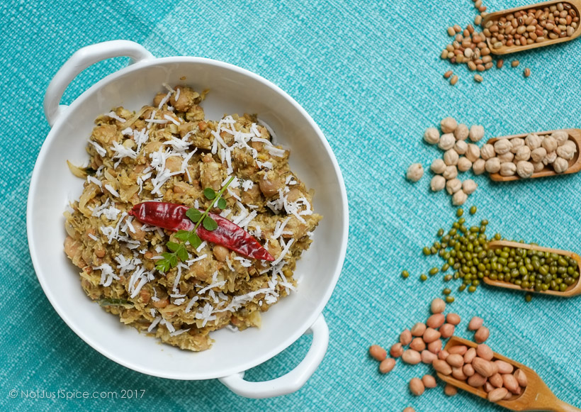 Multigrain Sundal on notjustspice.com