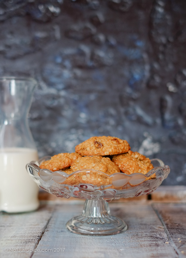 Oatmeal Raisin Cookies | Rise and Shine Breakfast Cookies on notjustspice.com