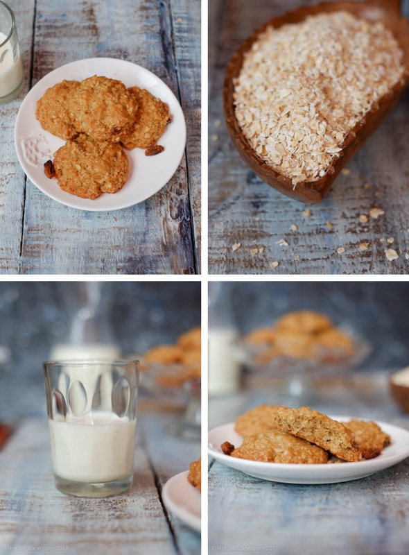 Oatmeal Raisin Cookies | Rise and Shine Breakfast Cookies on notjustspice.com