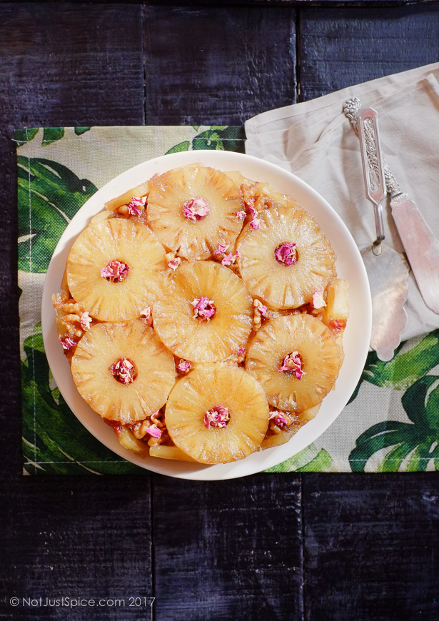 Pineapple Upside Down Cake on notjustspice.com