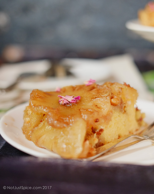 Pineapple Upside Down Cake on notjustspice.com