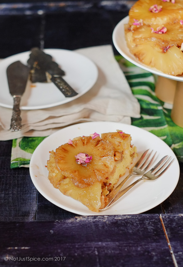 Pineapple Upside Down Cake on notjustspice.com