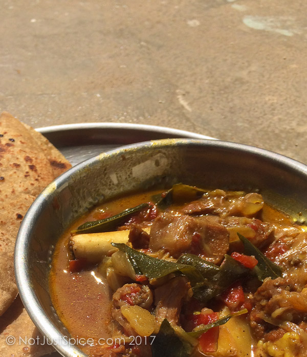Simple Mutton Curry on notjustspice.com