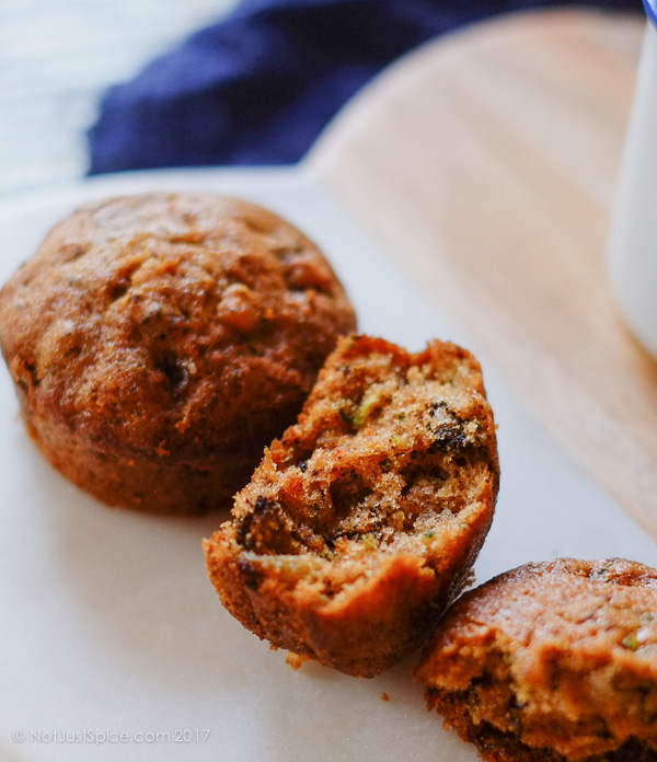 Real Cool Zucchini Cupcakes on notjustspice.com