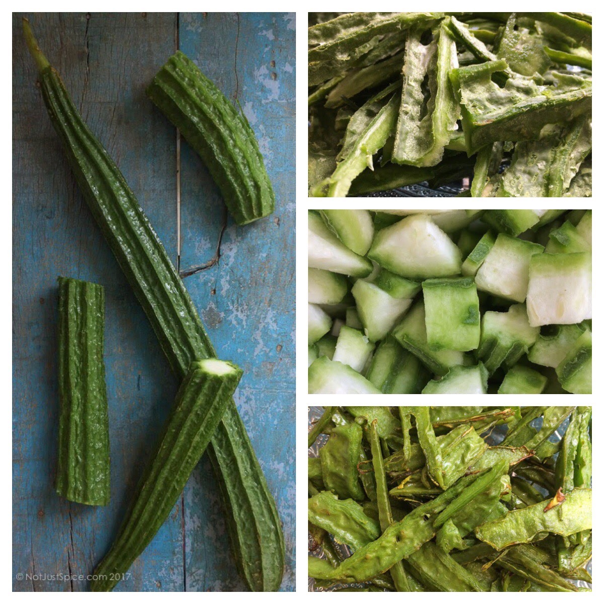Ridge Gourd Peel Chutney | Peerkangai Thol Thuvayal | Heerekai Sippe Chutney on notjustspice.com