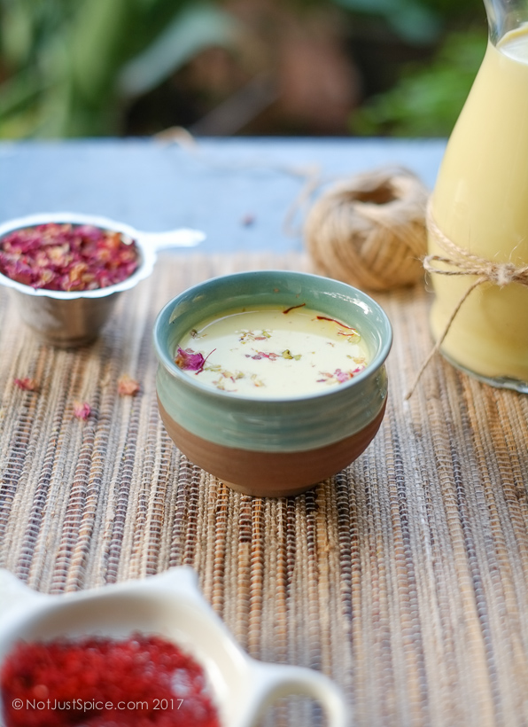 Super Refreshing Thandai on notjustspice.com