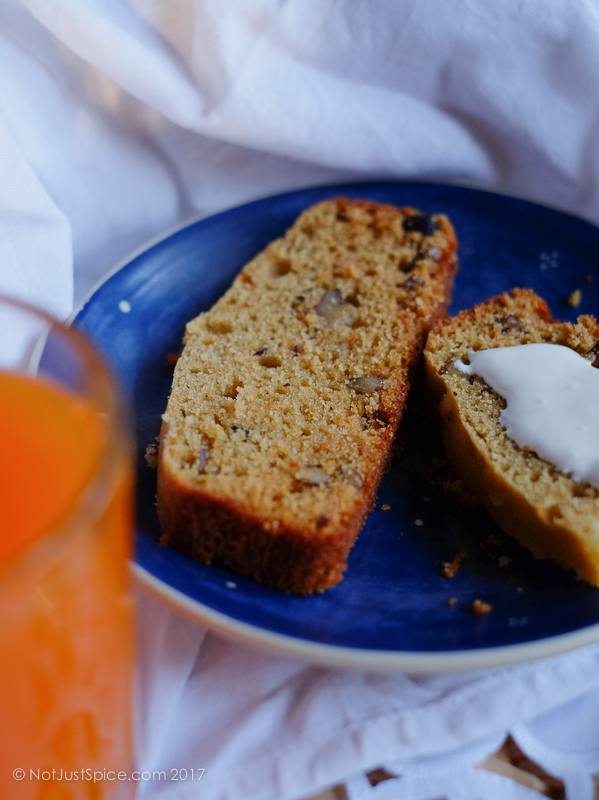 Walnut and Raisin Loaf on notjustspice.com
