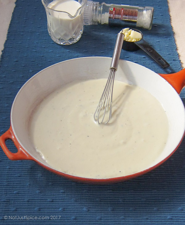 White Sauce | Béchamel Sauce on notjustspice.com