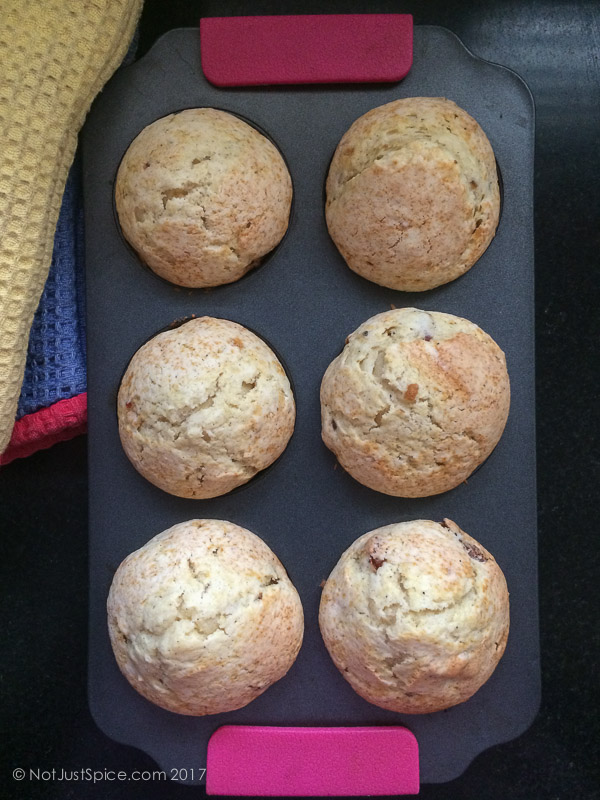 Zesty Date Orange Muffins on notjustspice.com