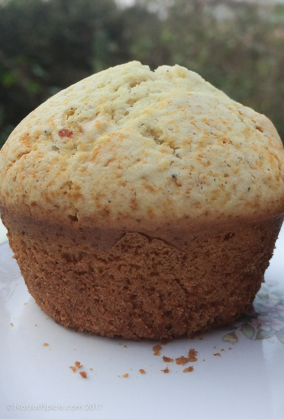 Zesty Date Orange Muffins on notjustspice.com