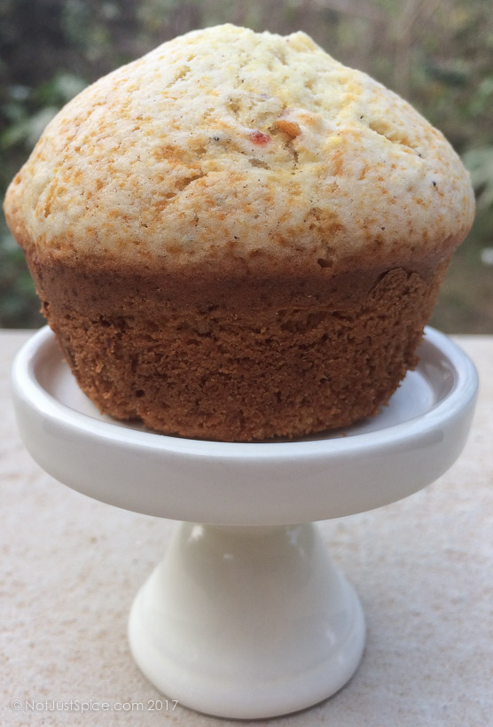 Zesty Date Orange Muffins on notjustspice.com